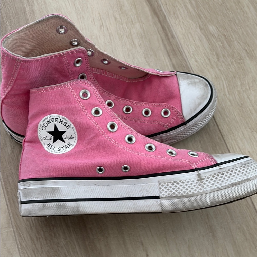 Converse Women's Pink High-Top Sneakers